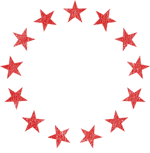 13 Stars Red
