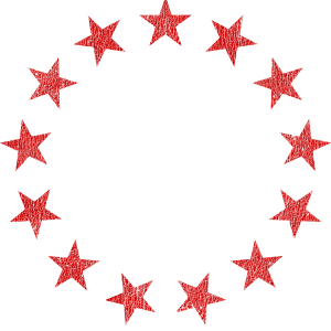 13 Stars Red