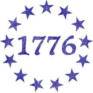 1776 Distressed Blue