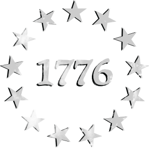 1776 Stars Grey