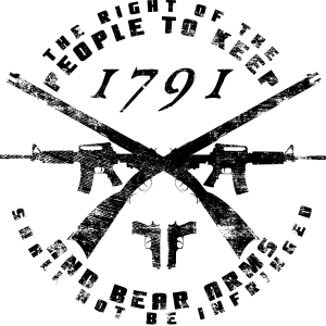 1791 Second Amendment Black