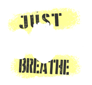 Just Breathe Gas Mask White