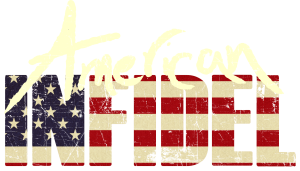 American Infidel Script White