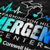 Farmington Hills Emergency Center T-Shirt in Black